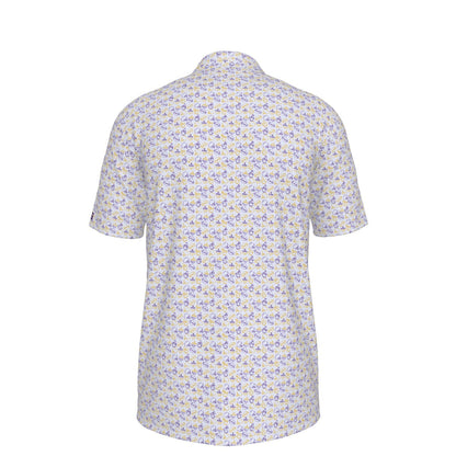 Football Symbols Polo Shirt White