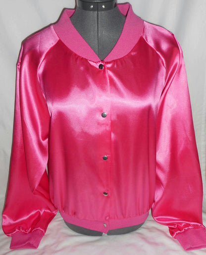 Deluxe Quality Pink Lady Costume Jacket Grease Pink Ladies Size XS