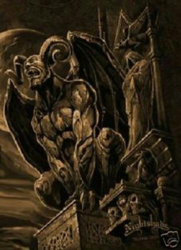 Nightshade Black Series Beautiful Horror Watching, Waiting T-Shirt Sz XL