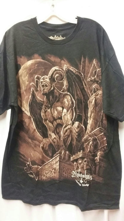 Nightshade Black Series Beautiful Horror Watching, Waiting T-Shirt Sz Large