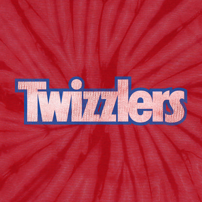 Retro Twizzlers Tie Dye Mens T Shirt Red Spider Tie Dye