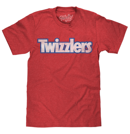 Twizzlers Logo Mens T Shirt Red