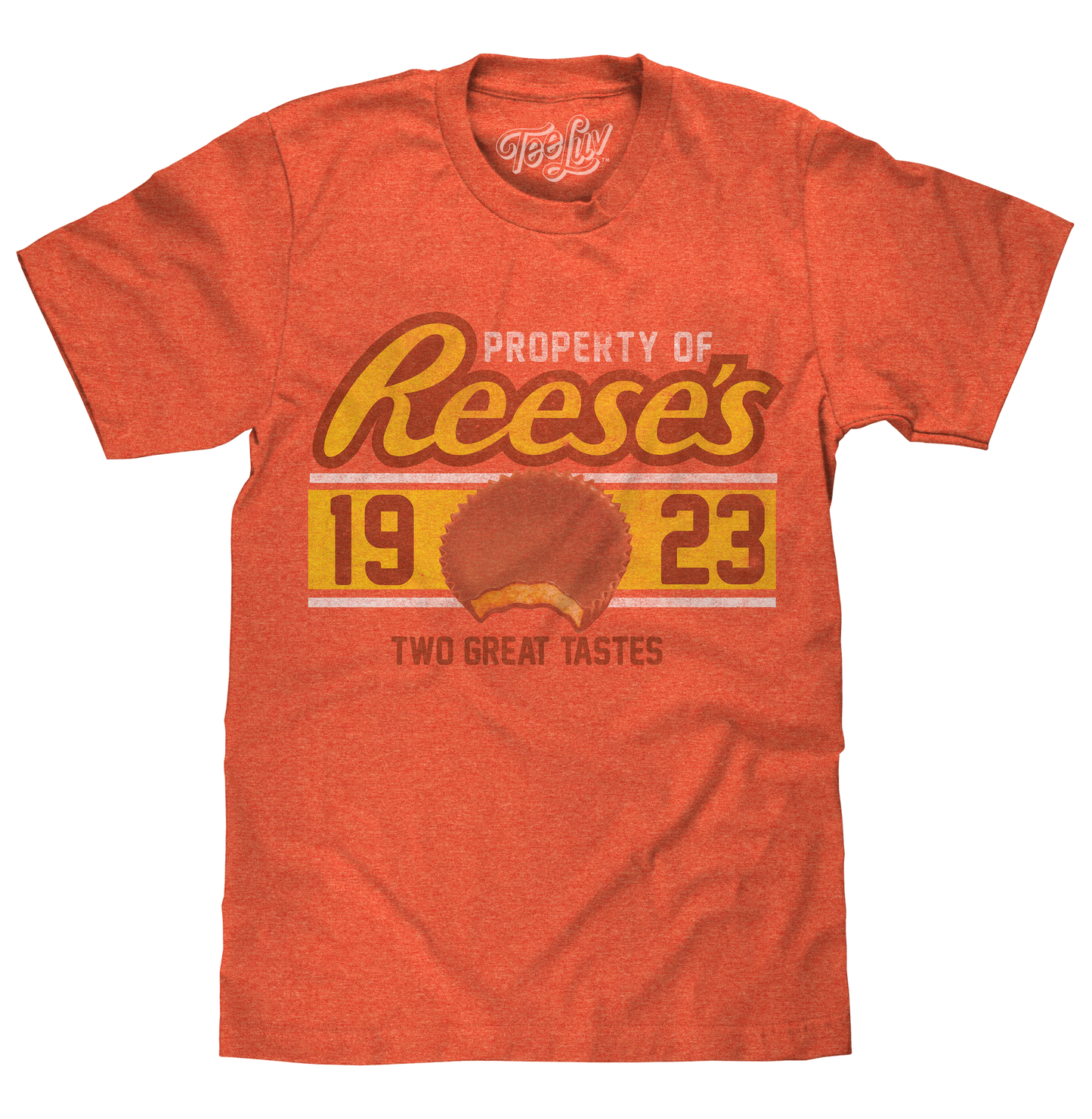 Property of Reese's Mens T Shirt Orange