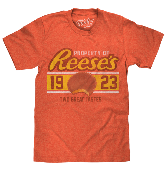 Property of Reese's Mens T Shirt Orange