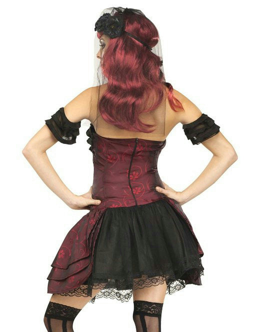 Fun World Women's Dracula Bride Vampire Queen Adult Costume Size S/M 2-8