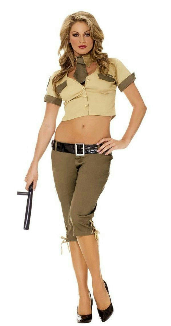 Elegant Moments Womens Highway Hottie Patrol Sexy Adult Ladies Costume Small 2-6