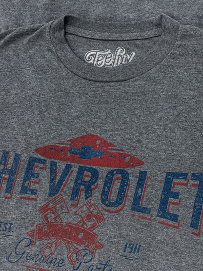 Chevrolet Genuine Parts Mens T Shirt Gray