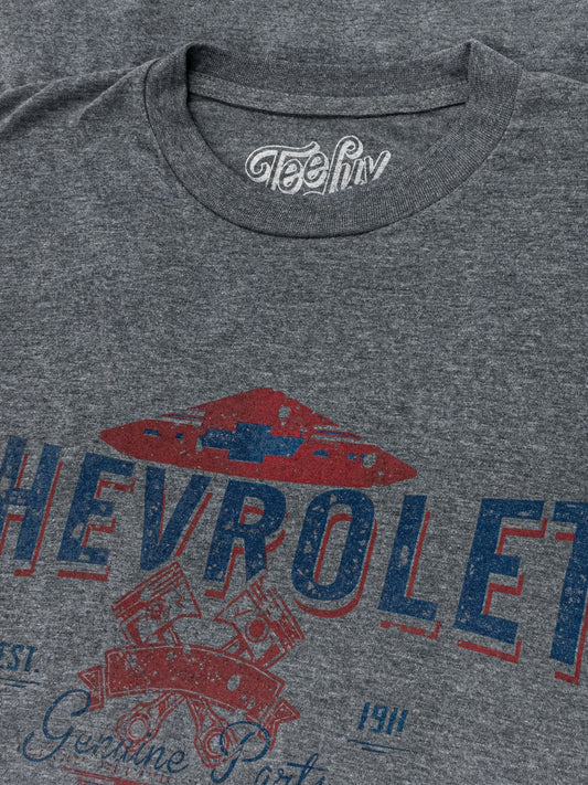 Chevrolet Genuine Parts Mens T Shirt Gray