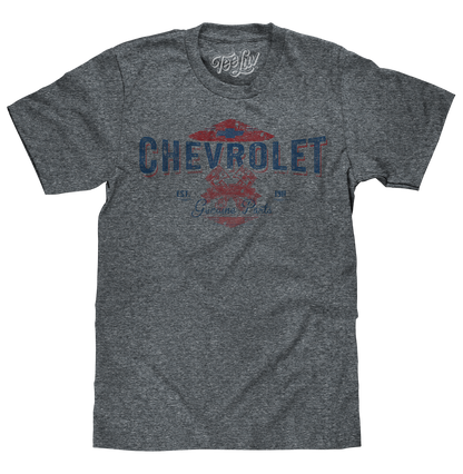 Chevrolet Genuine Parts Mens T Shirt Gray