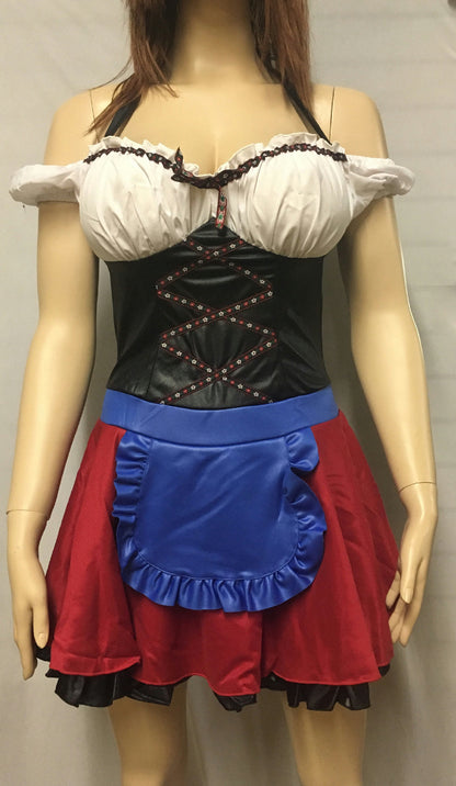 Sexy Alpenhof German Beer Maiden Fraulein Girl Women's Adult Costume Size S/M