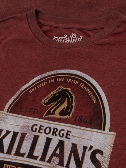 George Killian's Irish Red Lager Logo Mens T Shirt Red