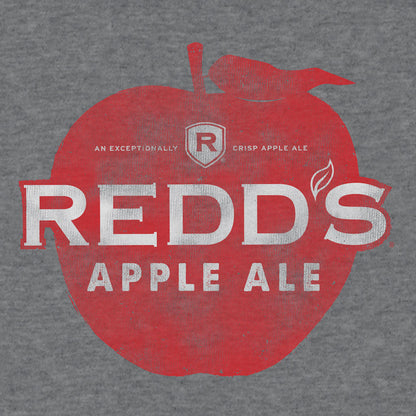 Redd's Apple Ale Logo Mens T Shirt Gray