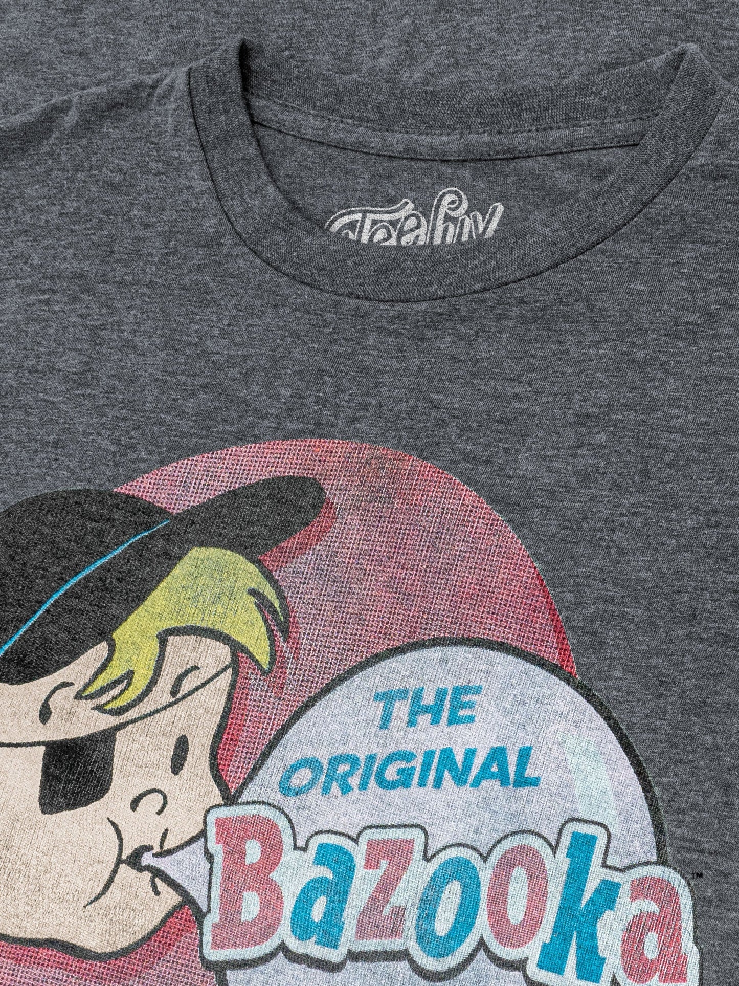 Bazooka Joe Mens T Shirt Gray
