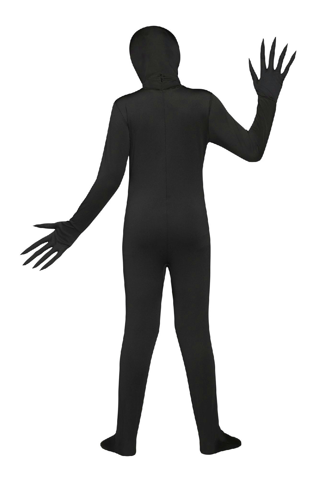 Fade Eye Shadow Demon Black Skin Suit Child Costume Large 12-14