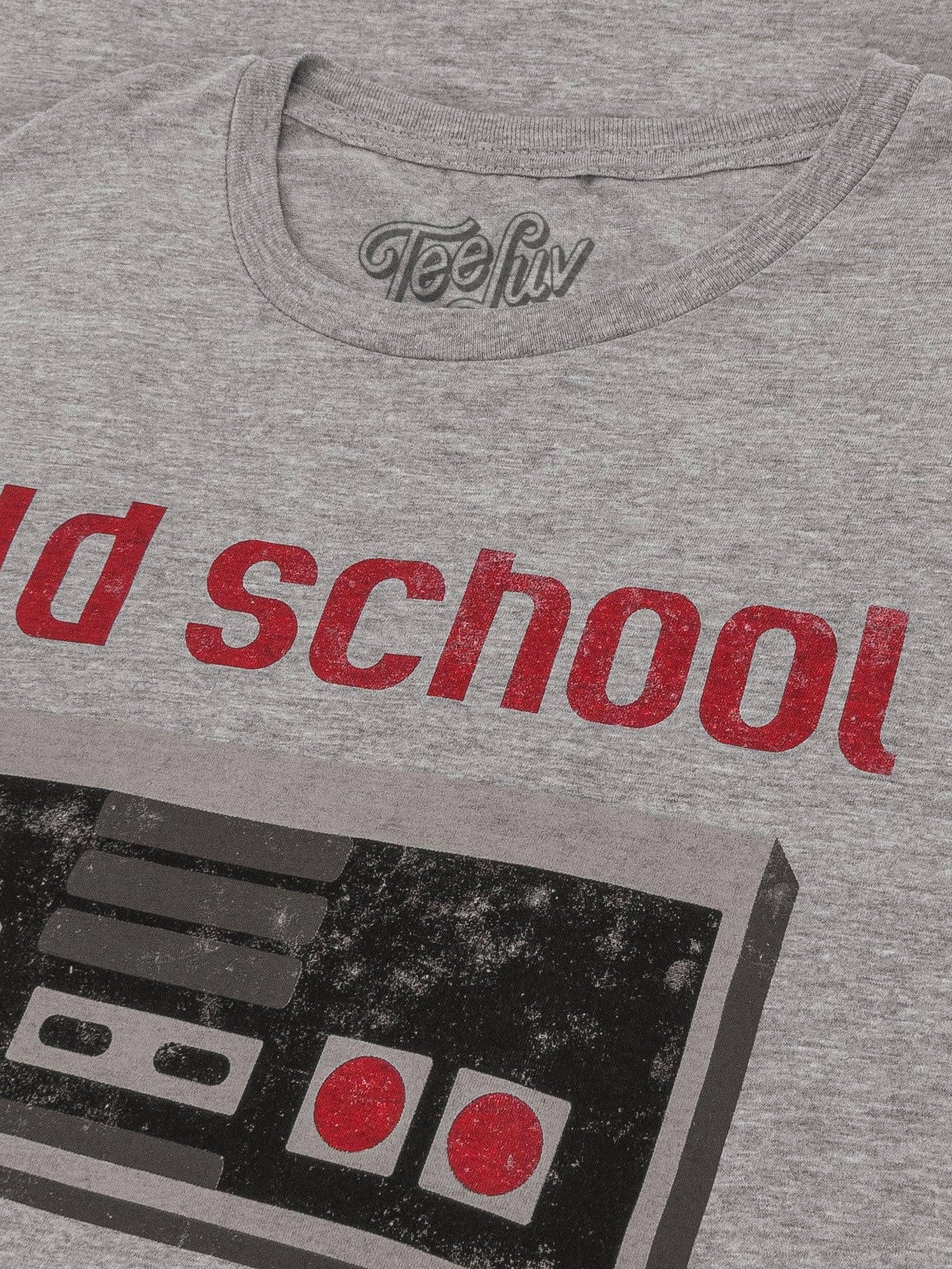 Old School Mens T Shirt Gray
