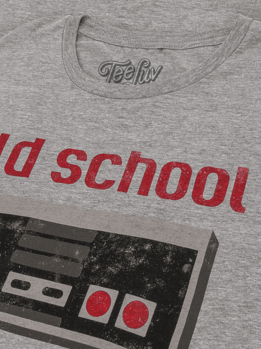 Old School Mens T Shirt Gray