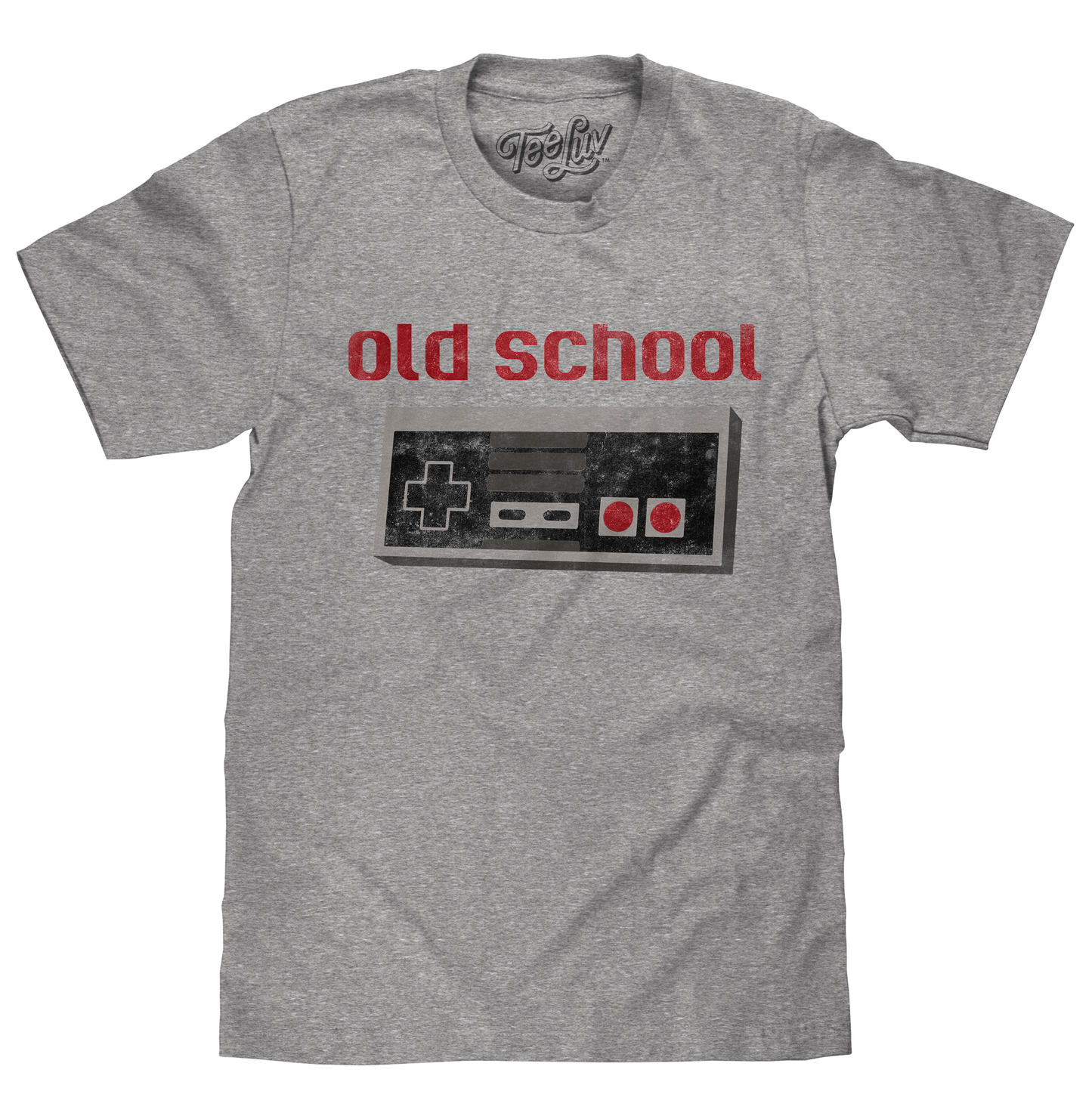 Old School Mens T Shirt Gray