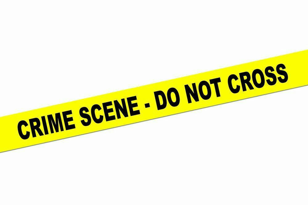 Yellow Crime Scene Do Not Cross Caution Tape Roll Decoration