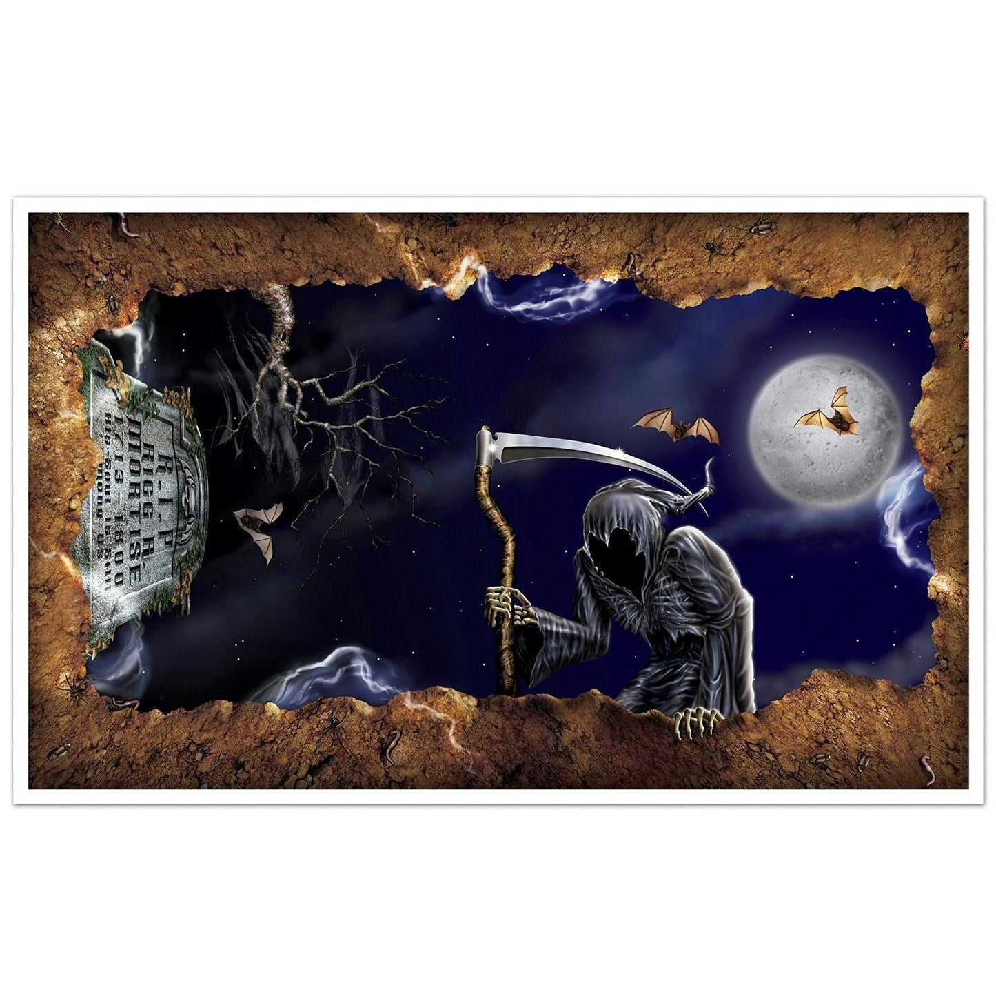 Open Grave Insta-View Halloween Decoration