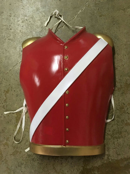 Cesar Plastic Toy Soldier Chest Piece Christmas Costume Accessory
