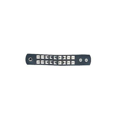 Double Studded Punk Goth Wristband Costume Accessory