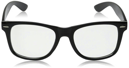 High Quality Retro Nerd Dork Fashion Glasses Black Frame Clear Lens Buddy Clark