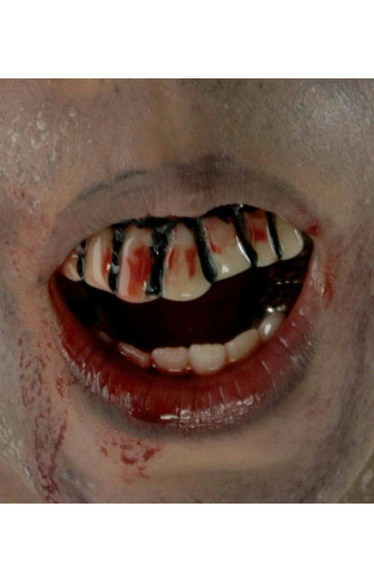 The Walking Dead Zombie Decay Bloody Teeth Adult Costume Accessory