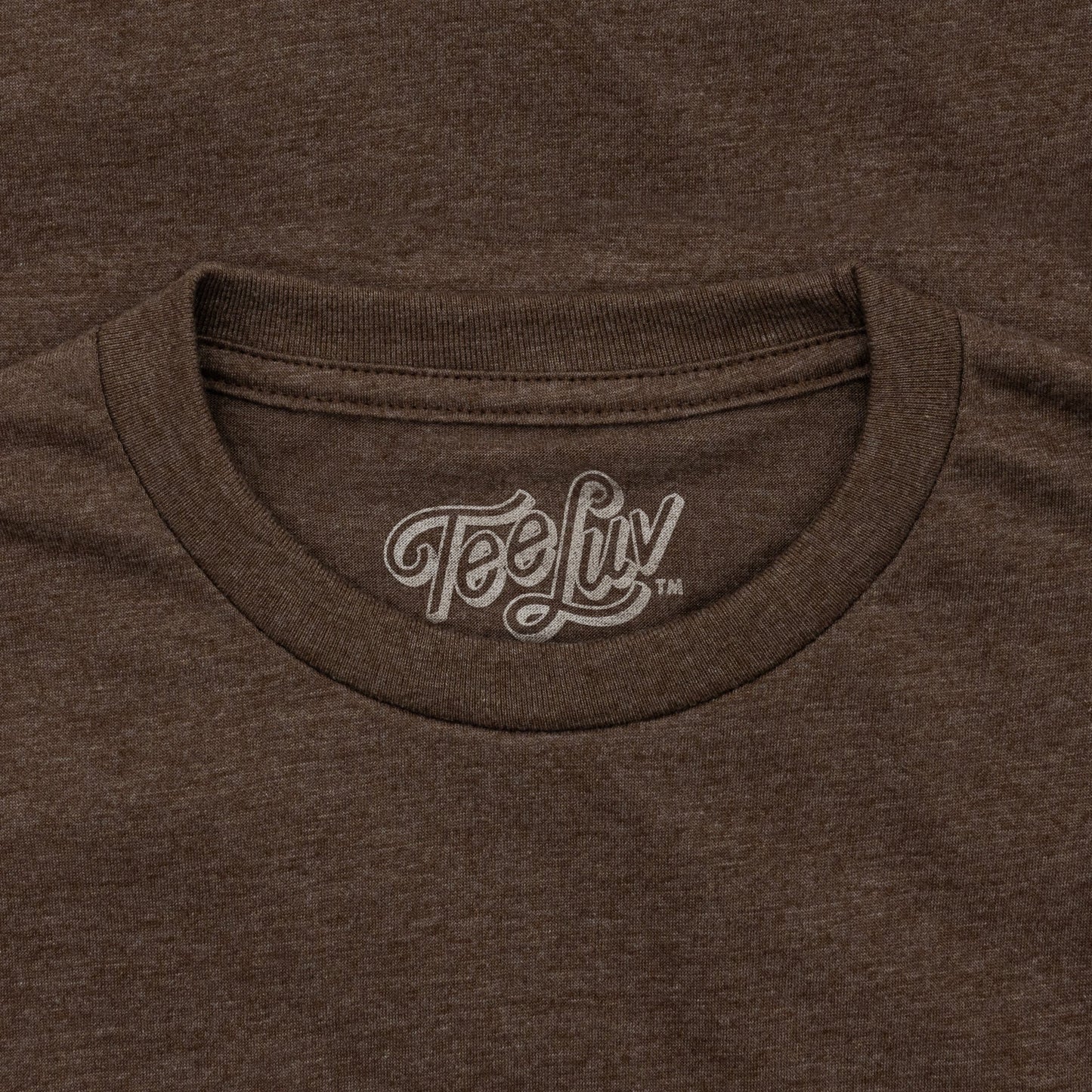 A&W Faded Logo Mens T Shirt Brown