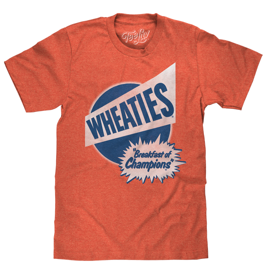 Wheaties Breakfast of Champions Mens T Shirt Orange