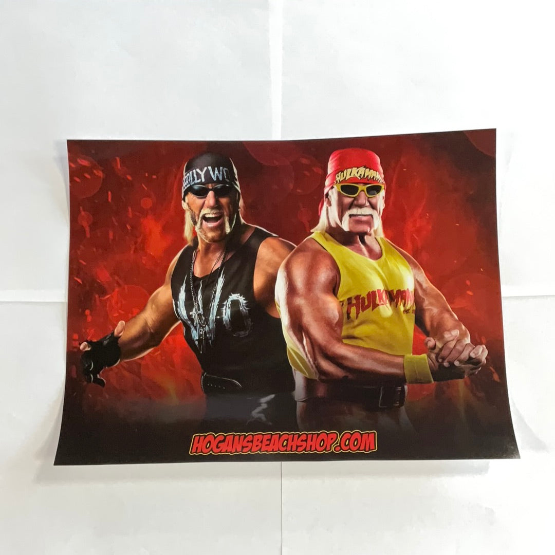 Hulk Hogan Large Good Guy Bad Guy Sticker