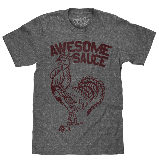 Sriracha Awesome Sauce Mens T Shirt Gray