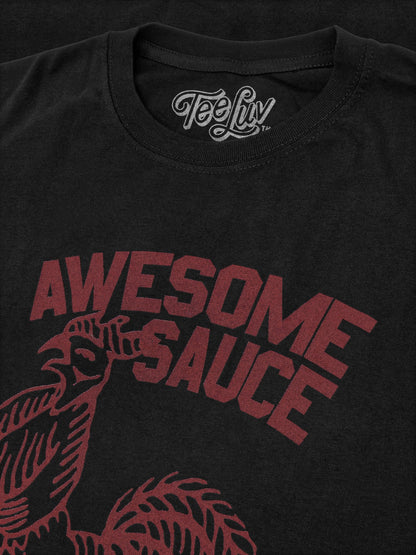 Sriracha Awesome Sauce Mens T Shirt Black