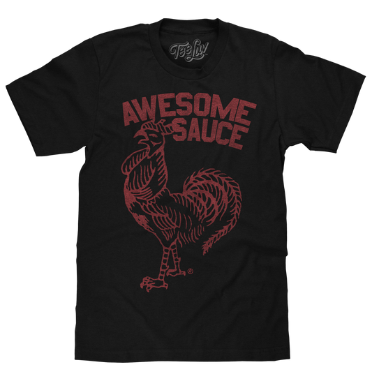 Sriracha Awesome Sauce Mens T Shirt Black