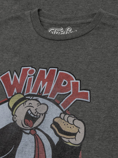 Wimpy I Like Big Buns Mens T Shirt Gray