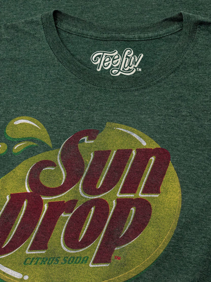 Sun Drop Soda Logo Mens T Shirt Green