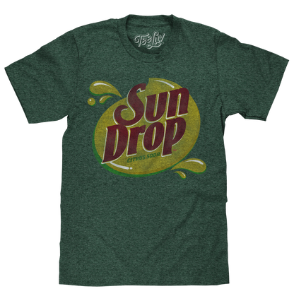 Sun Drop Soda Logo Mens T Shirt Green
