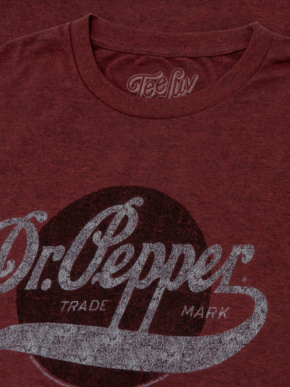 Dr Pepper Trademark Mens T Shirt Red