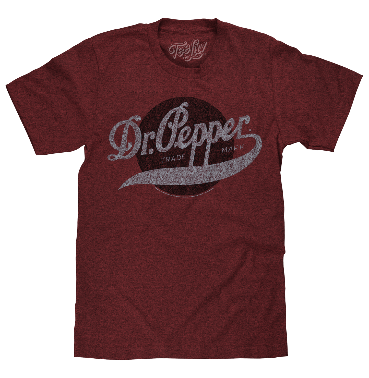 Dr Pepper Trademark Mens T Shirt Red