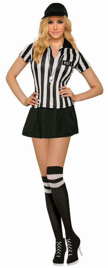 Sexy Referee Adult Costume Standard Size 8-14