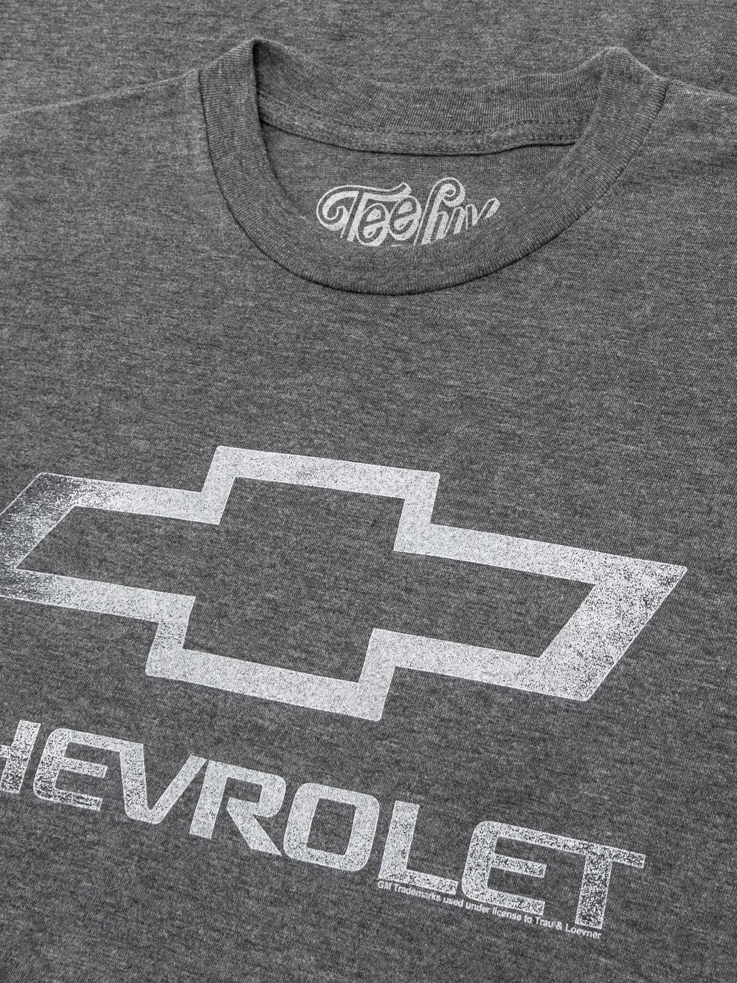 Chevrolet Bowtie Logo Mens T Shirt Gray