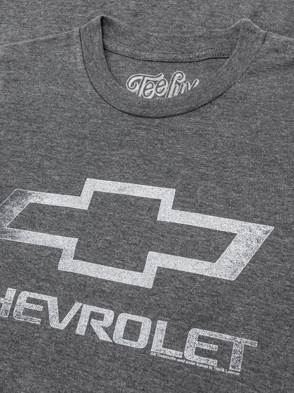 Chevrolet Bowtie Logo Mens T Shirt Gray