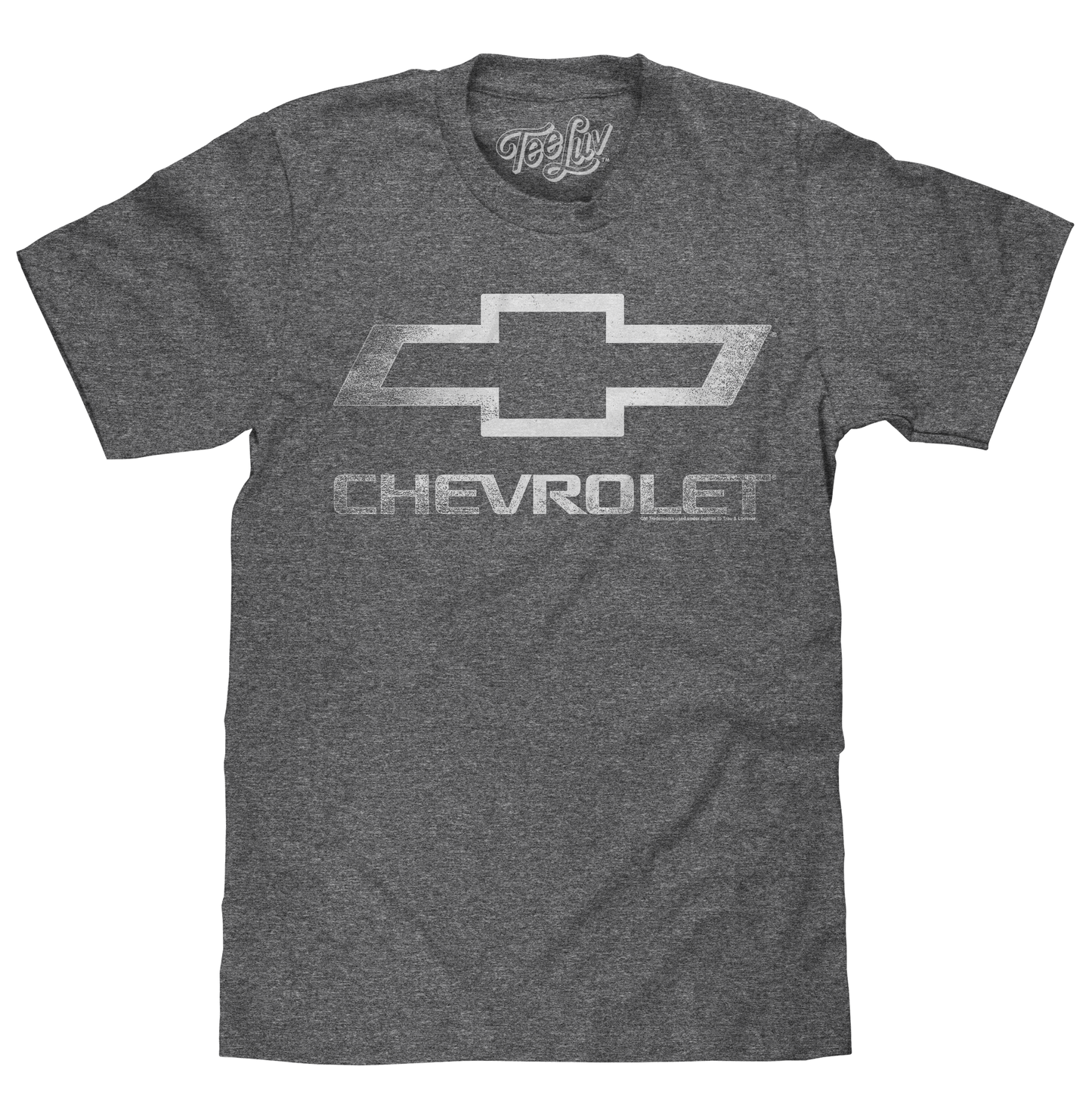 Chevrolet Bowtie Logo Mens T Shirt Gray