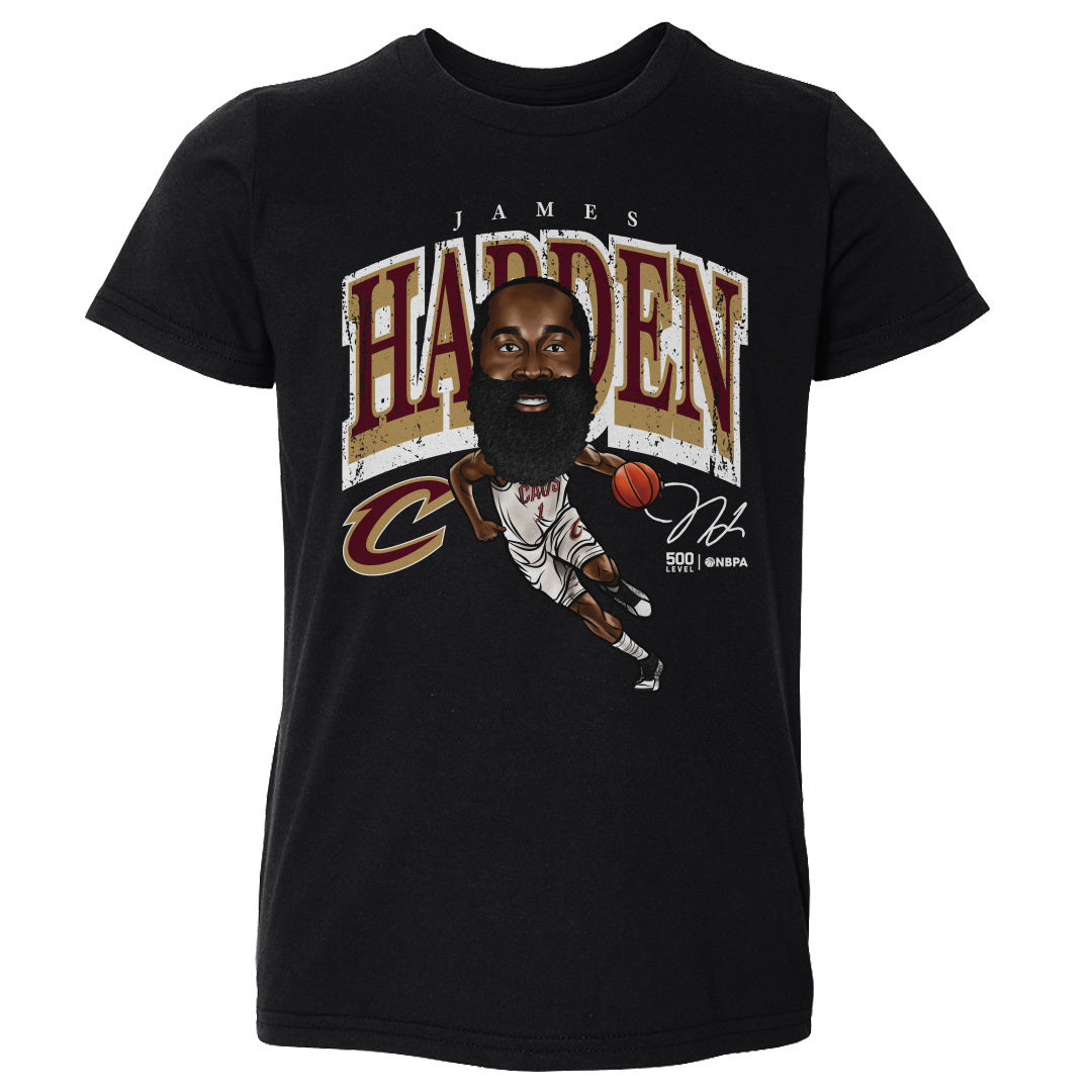 James Harden Cleveland Cavaliers Cartoon WHT
