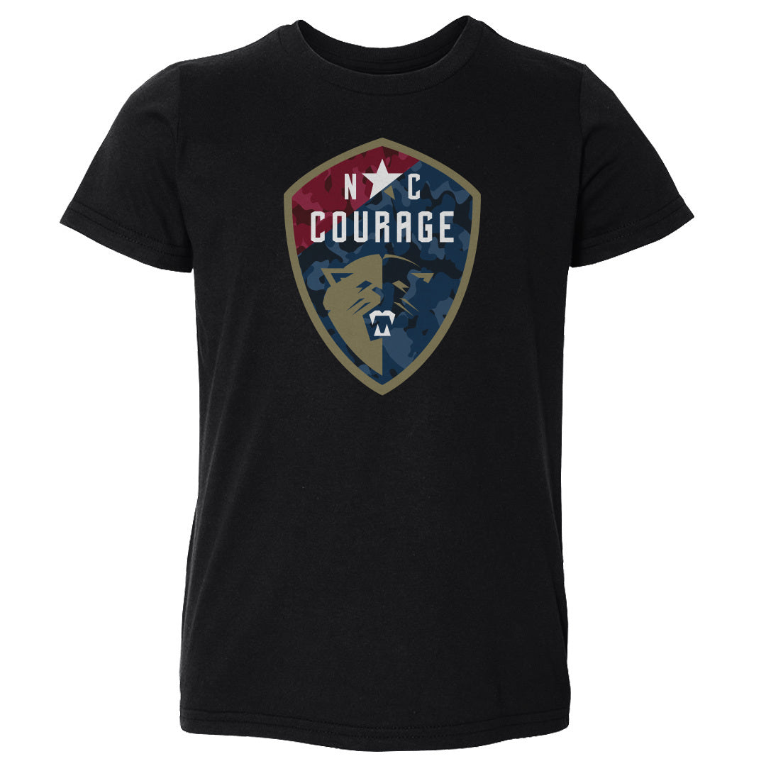 North Carolina Courage Camo Logo WHT