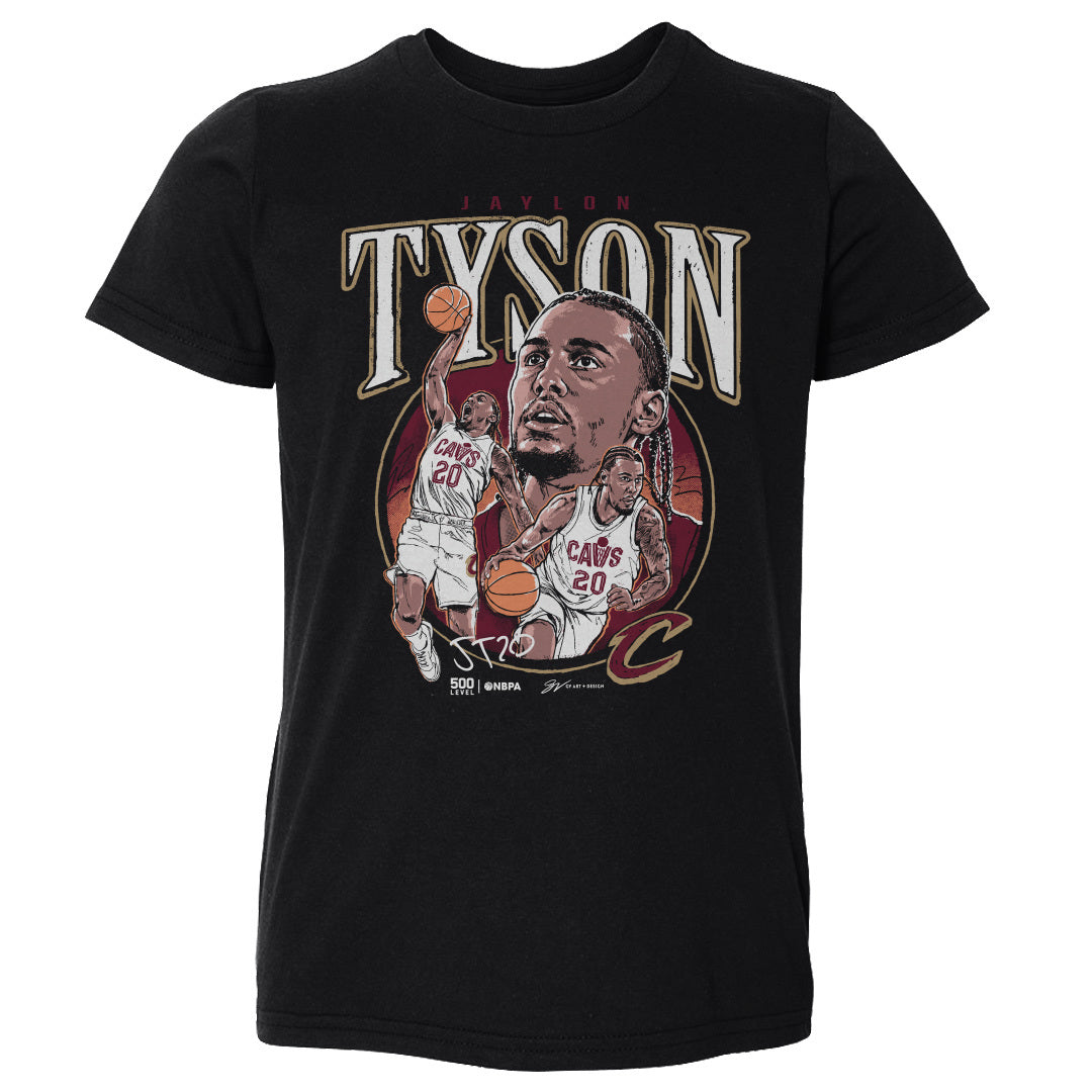 Jaylon Tyson Cleveland Cavaliers Trio WHT