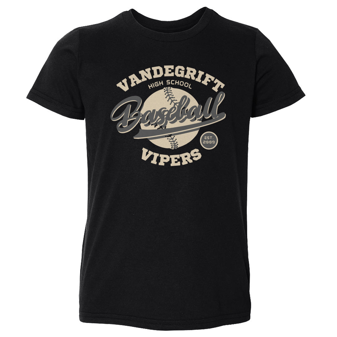 Vandegrift Crown Trio Baseball Script WHT