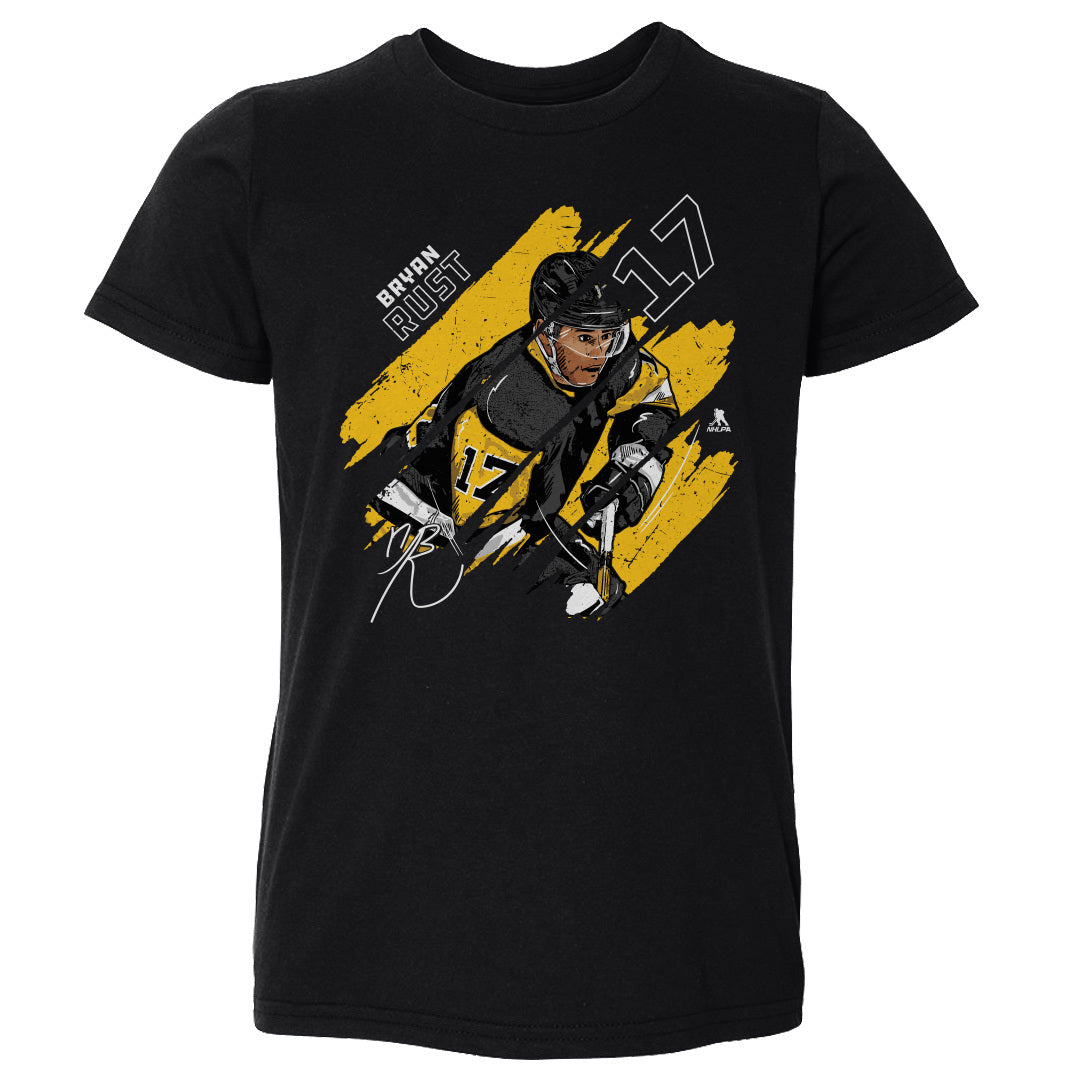 Bryan Rust Pittsburgh Stripes WHT