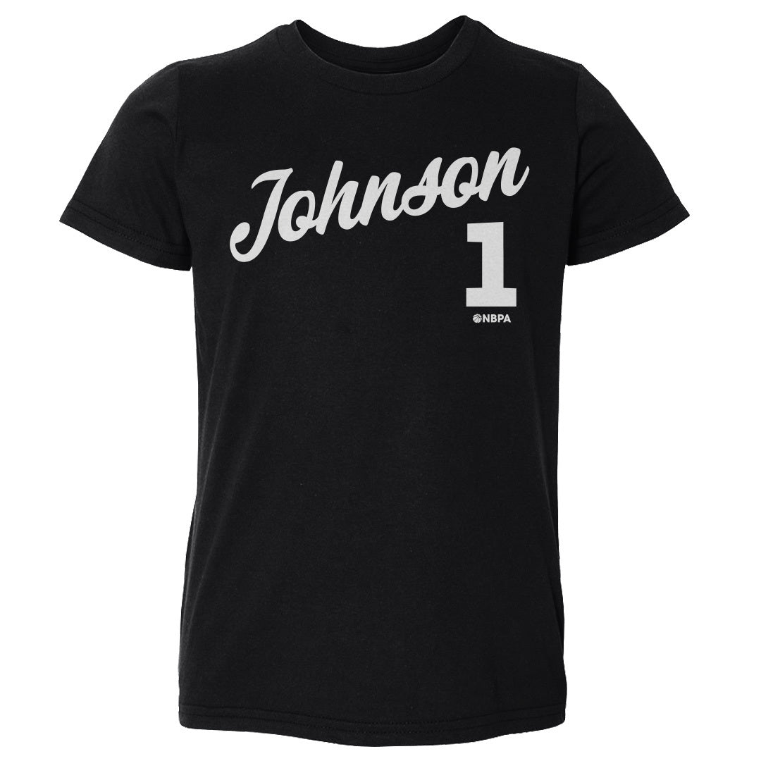 Jalen Johnson Atlanta Script WHT