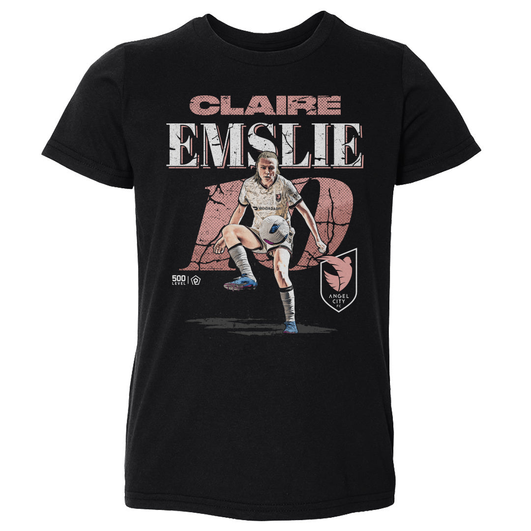 Claire Emslie Angel City FC Cracked Number WHT