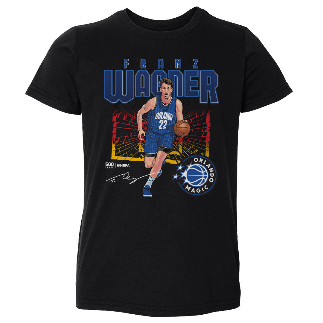 Franz Wagner Orlando Magic Shattered Flag WHT